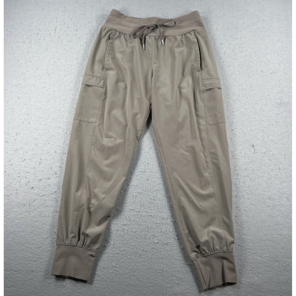 Calia Womens Size XS Brown Solid Drawstring Jogger Pants Athletic Apparel